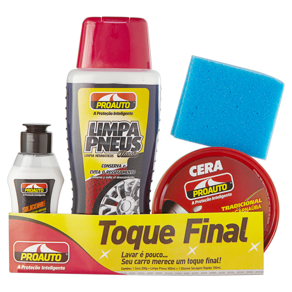 Kit Limpeza De Carro 3x1 Autom Toque Final