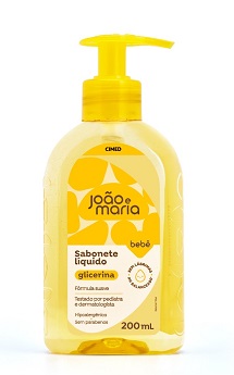 Sabonete Liq Joao e Maria Baby 200ml
