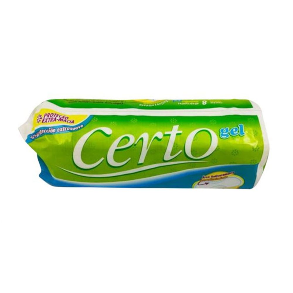 Absorvente Certo 8un