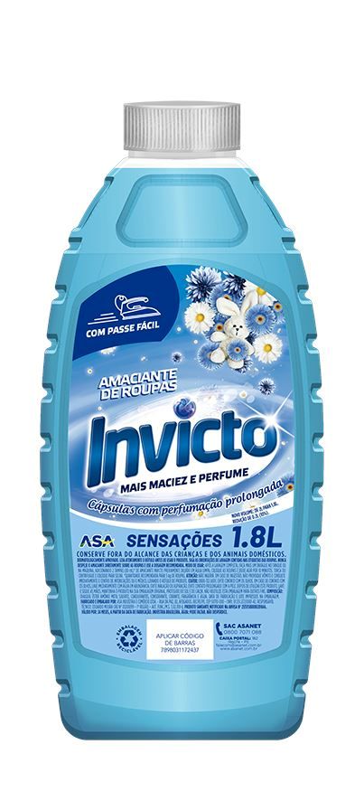 Amaciante Invicto Sensacoes 1,8l