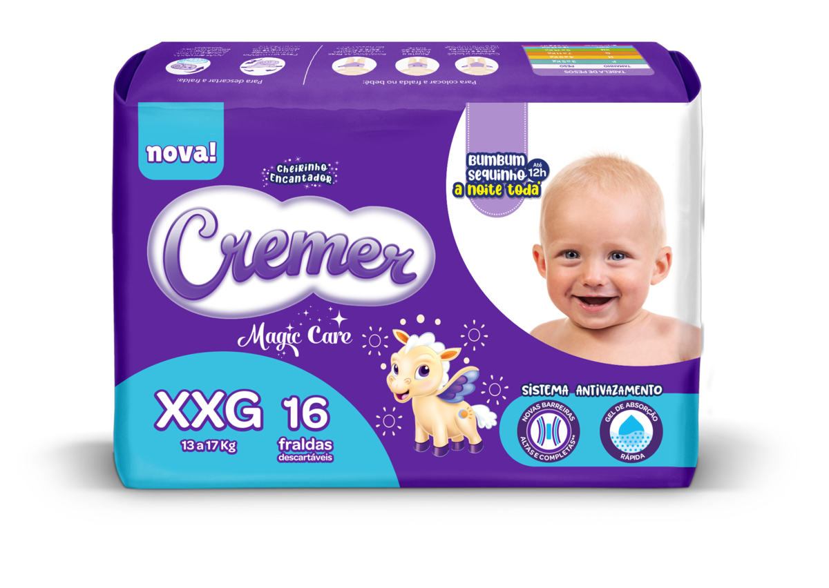 Fralda Descartavel Cremer Disney  Xxg 16un