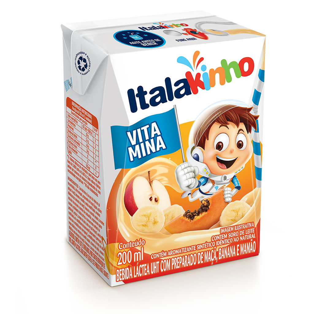 Bebida Lactea Italac Mix Frutas 200ml