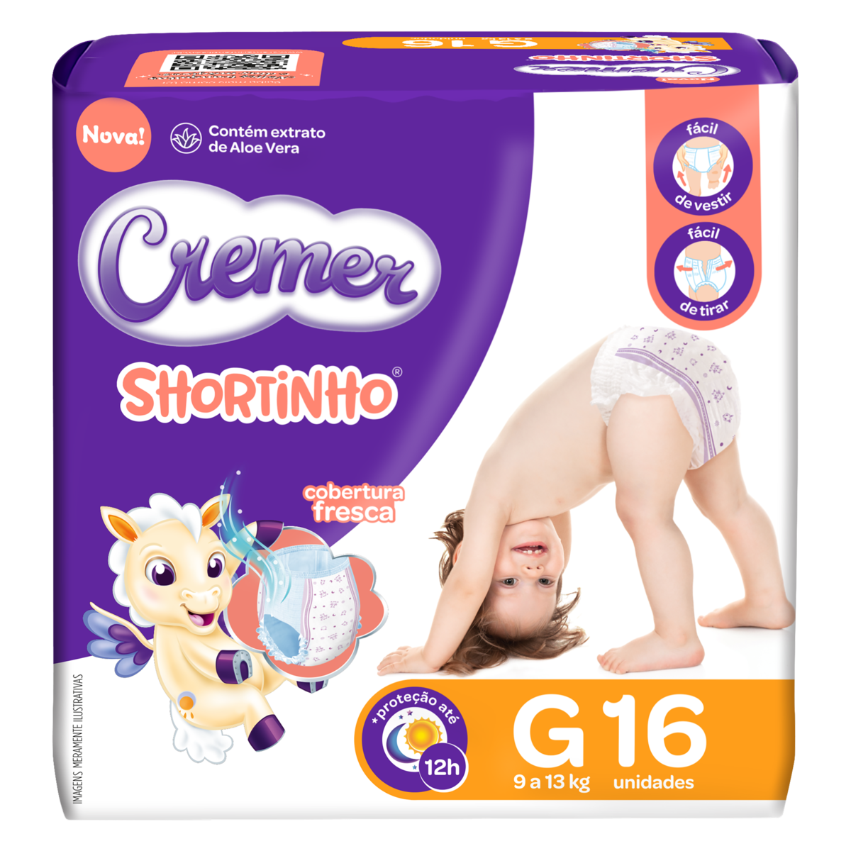 Fralda Descartavel Cremer g 16un