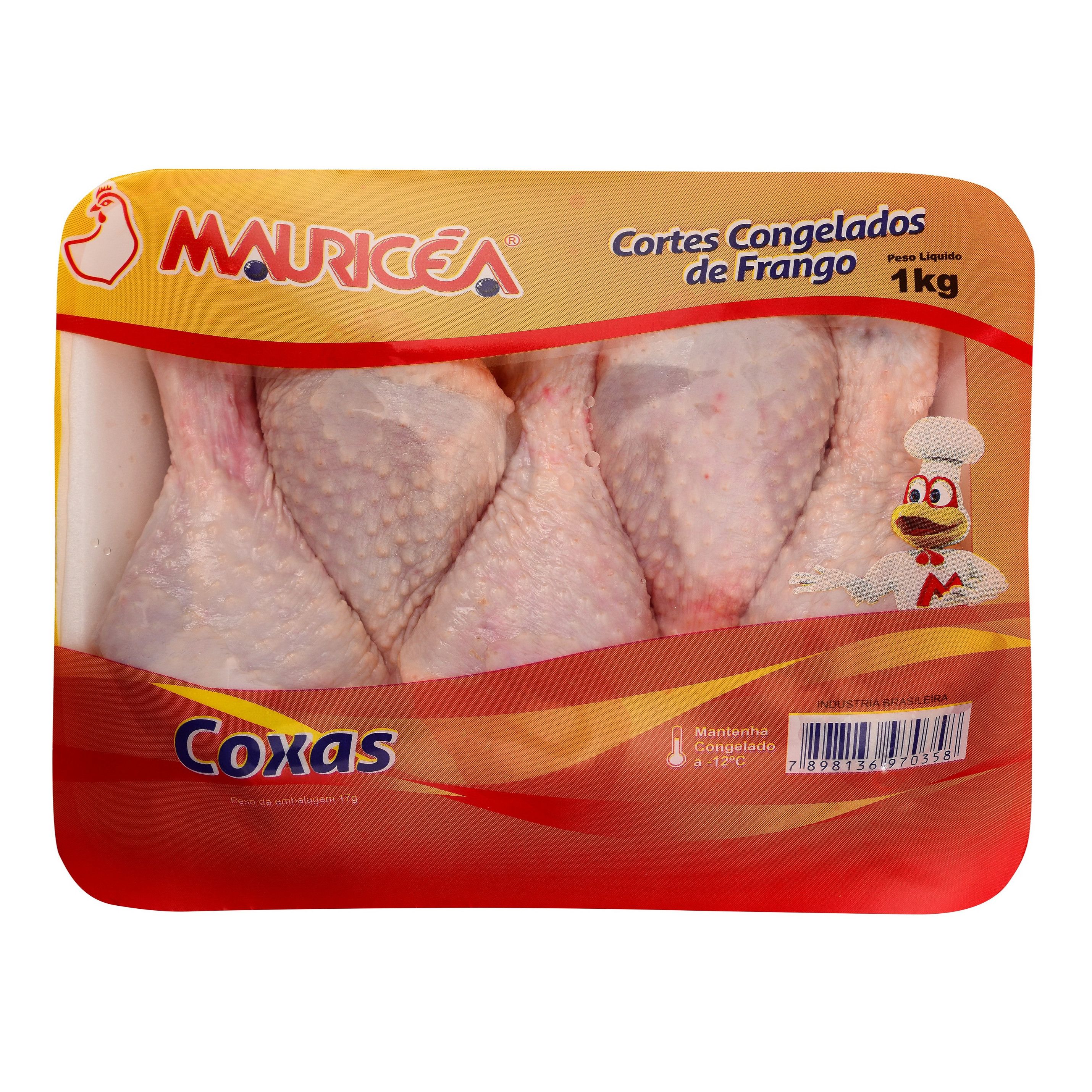Coxa Frango Mauricea Cong Bdj 1kg
