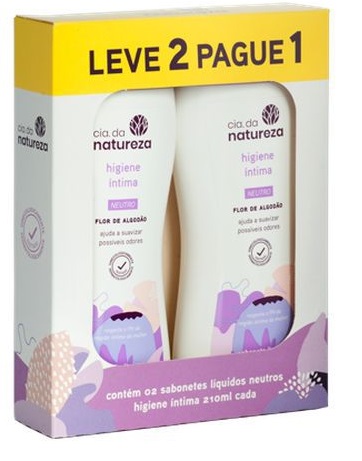 Sabonete Liquido Intimo Cia Da Natureza C/2 210ml