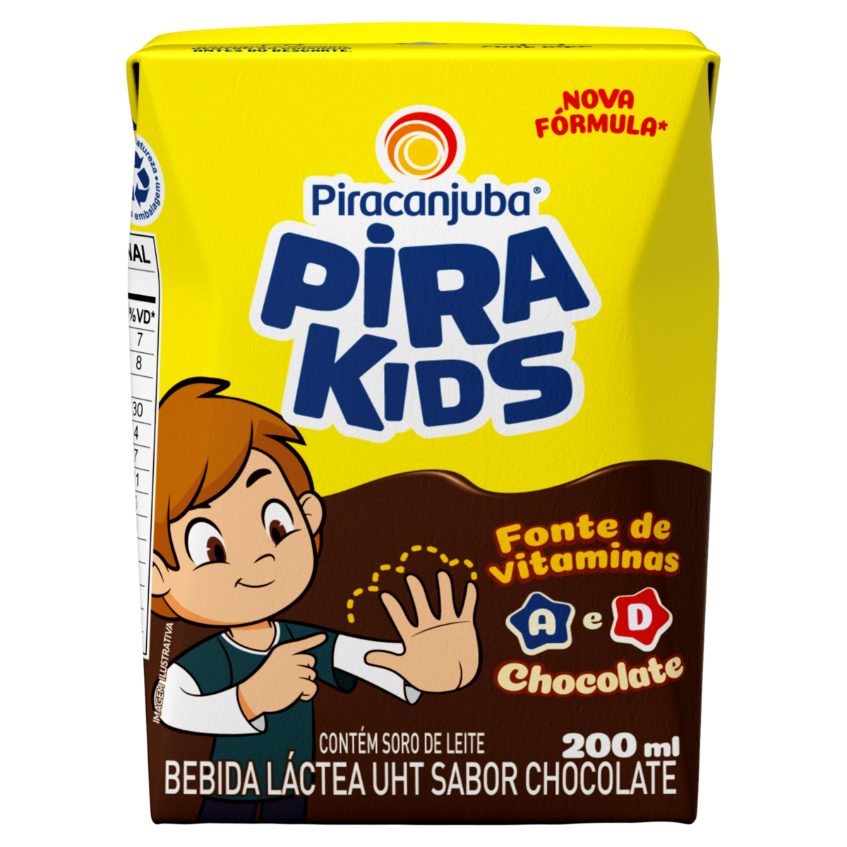 Achocolatado Liquido Pirakids Tp 200ml
