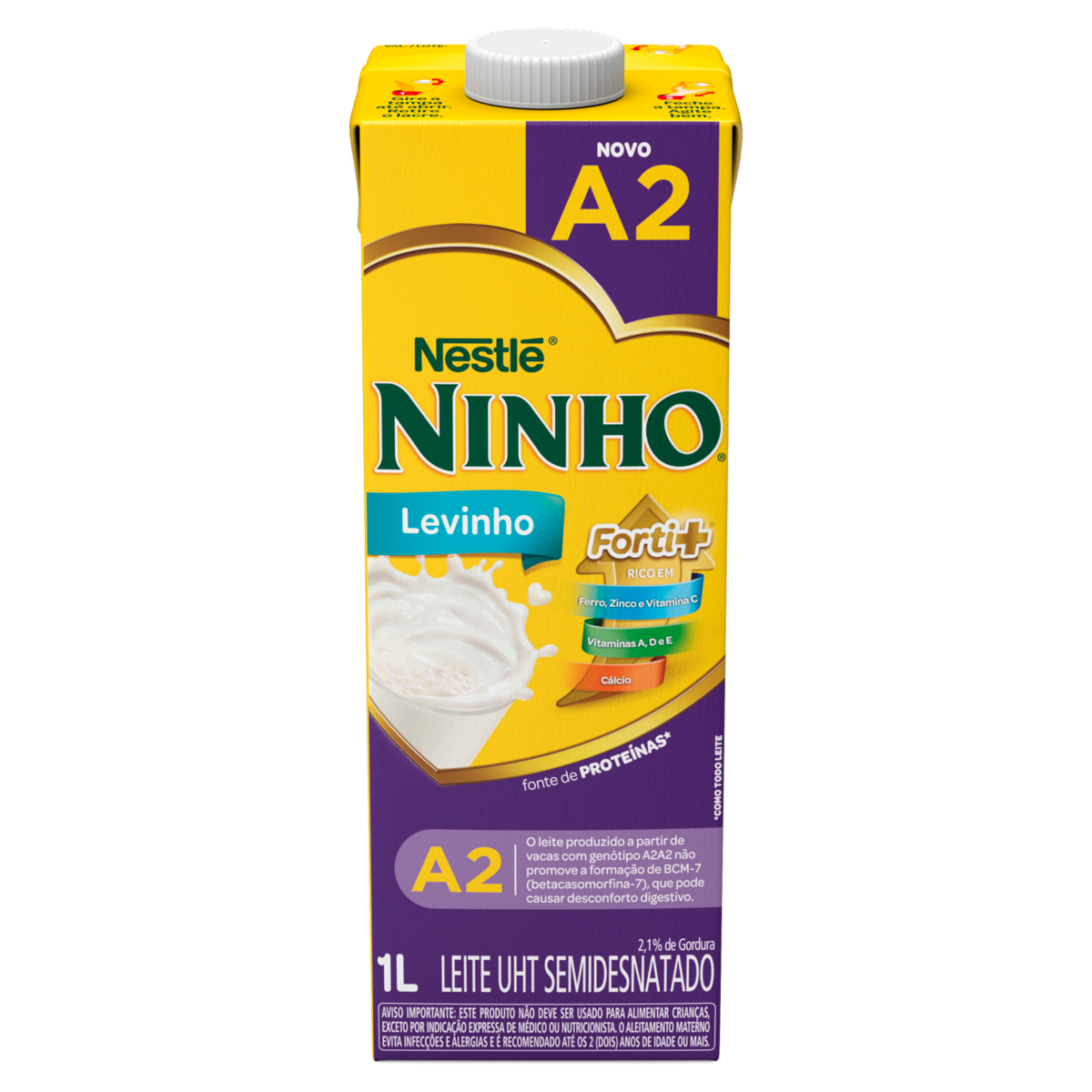 Leite Uht A2 Ninho Tp 1l