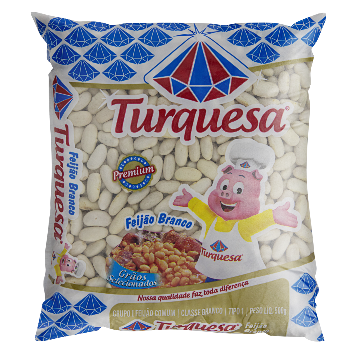 Feijao Branco Turquesa 500g