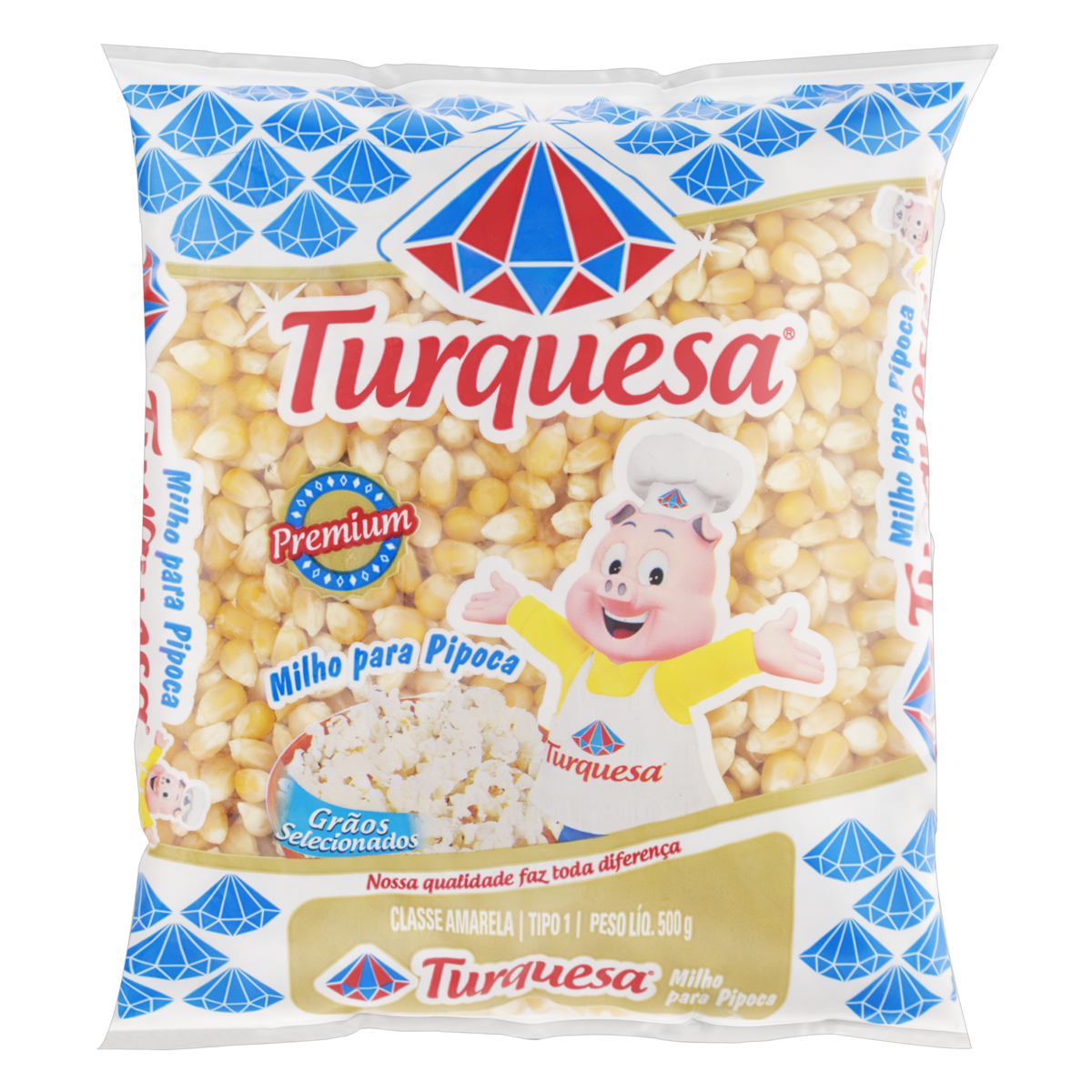 Milho Pipoca Turquesa 500g