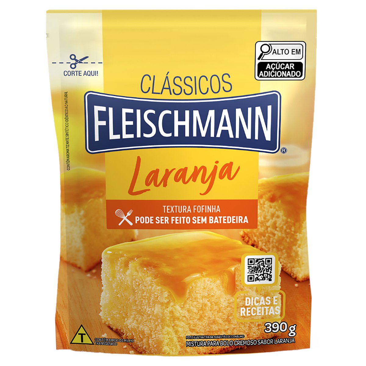 Mistura Bolo Fleischmann 390g