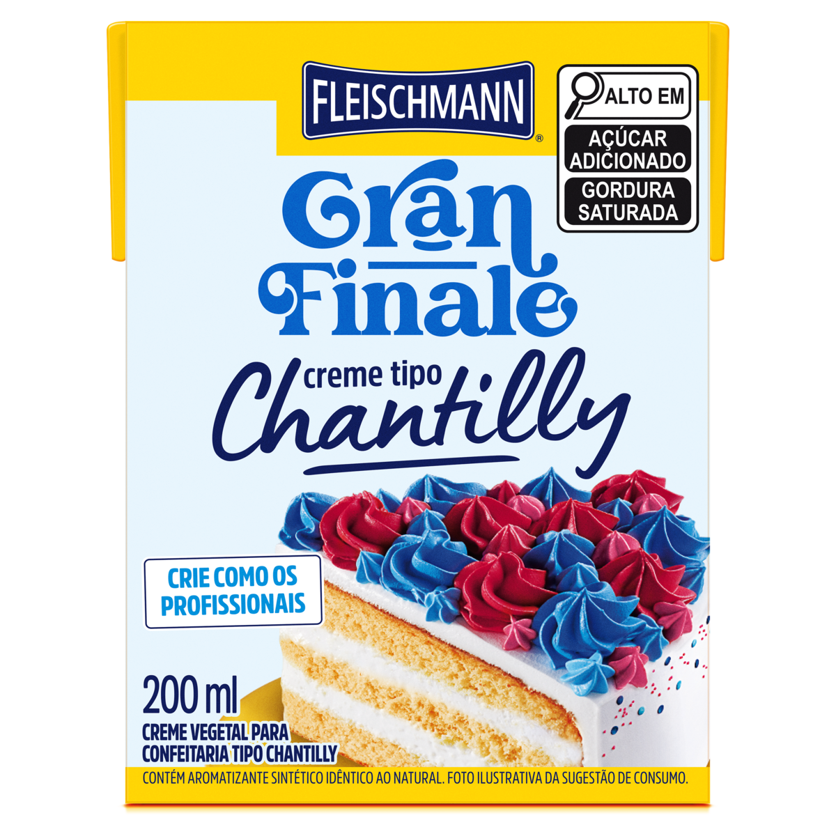 Creme Chantilly Fleischmann 200ml