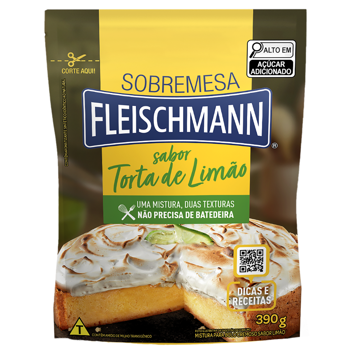 Mistura Bolo Fleischmann 390g