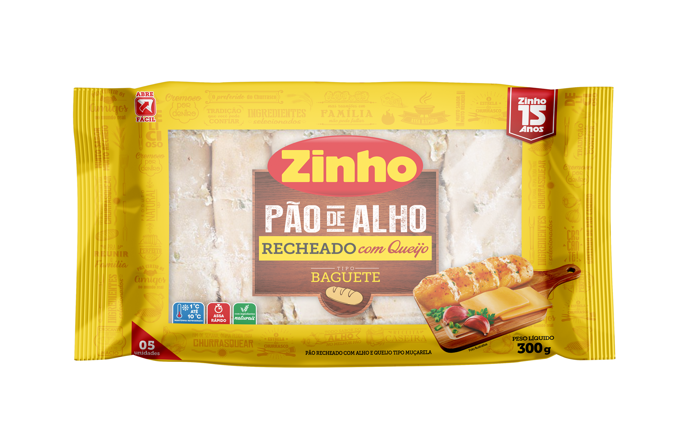 Pao De Alho Zinho 300g
