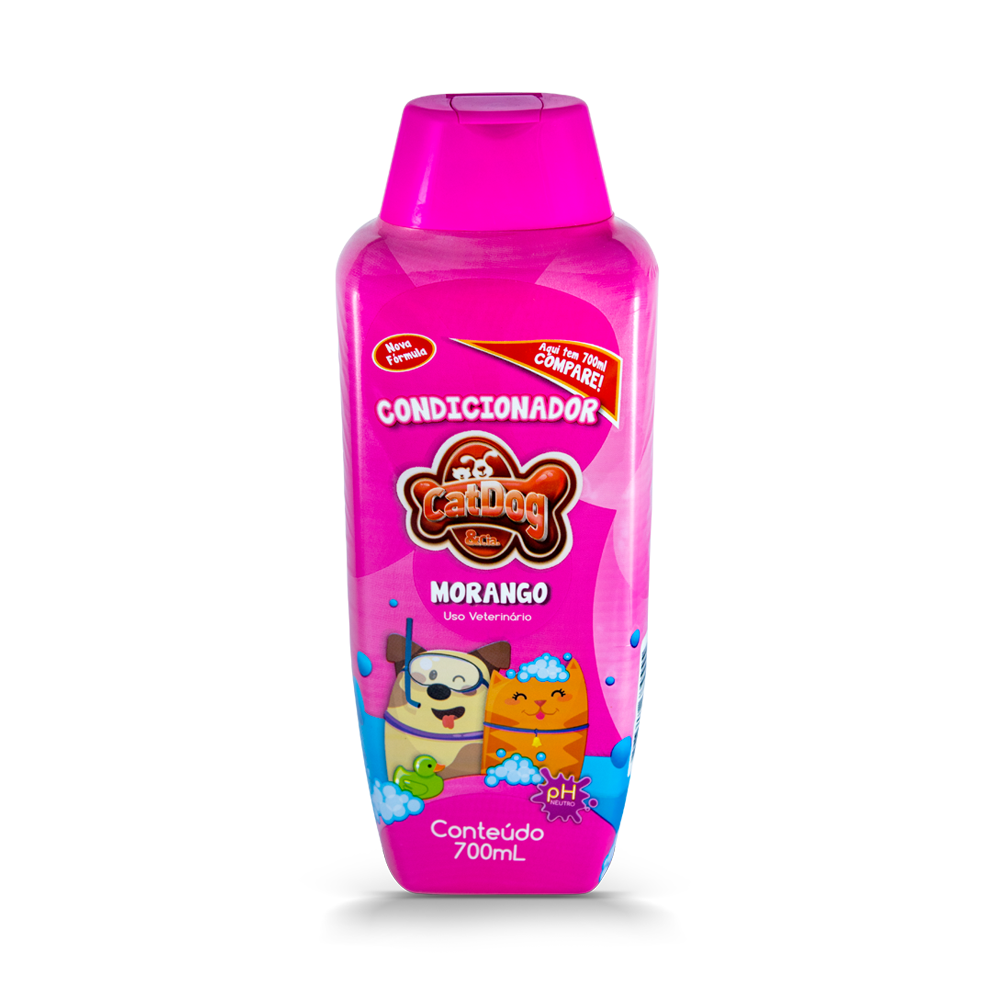 Condicionador Morango 700ml Cat Dog