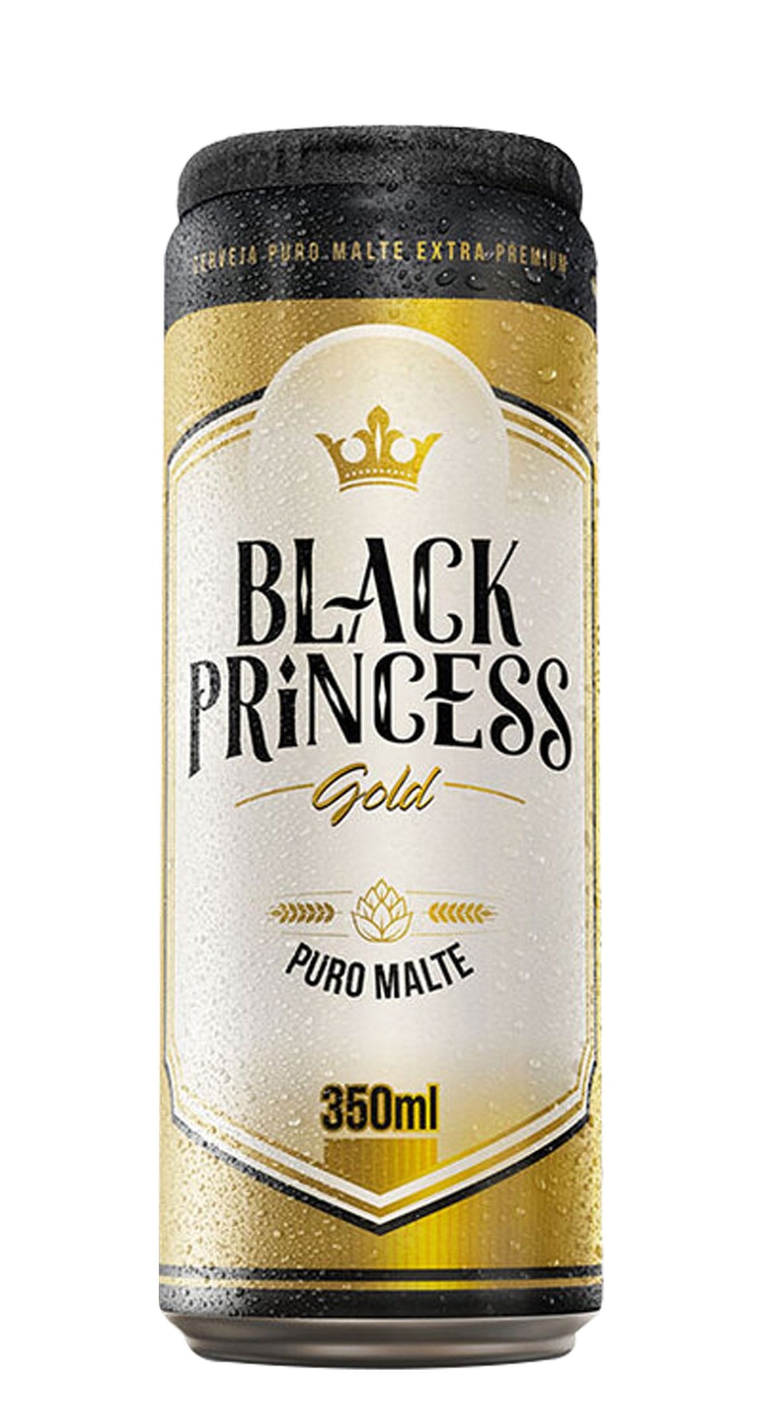Cerveja Gold Black Princess Lt 350ml