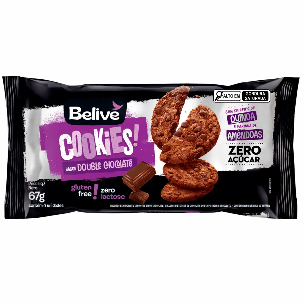 Biscoito Cookis Belive 67g