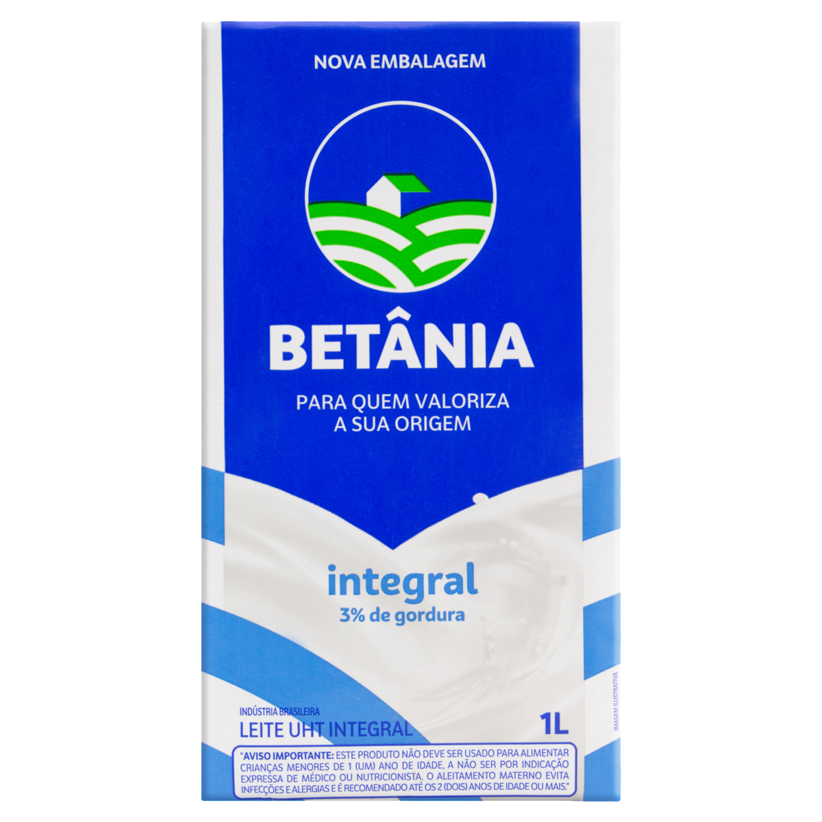 Leite Longa Vida Betania 1l