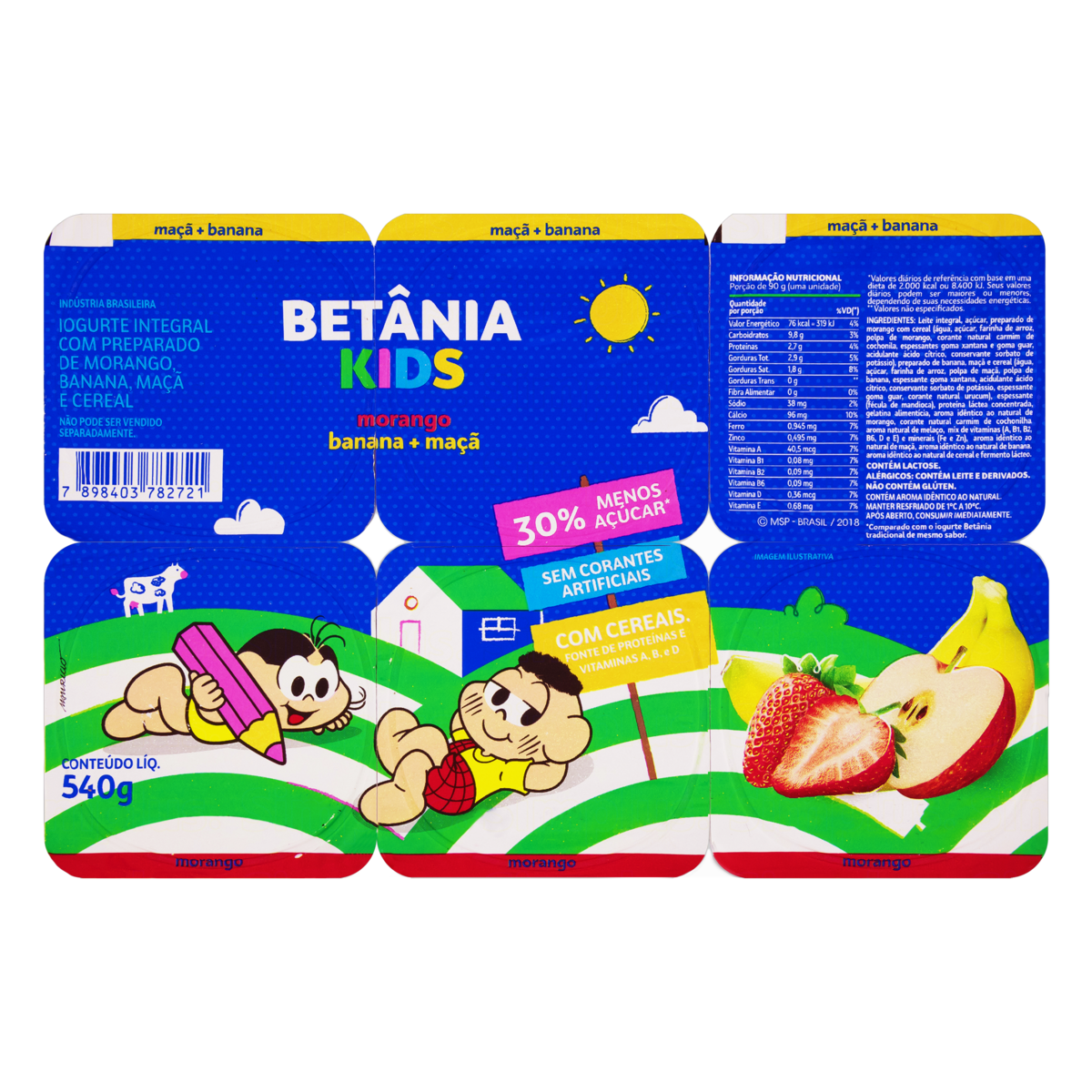 Polpa Betania Kids Bdj 540g