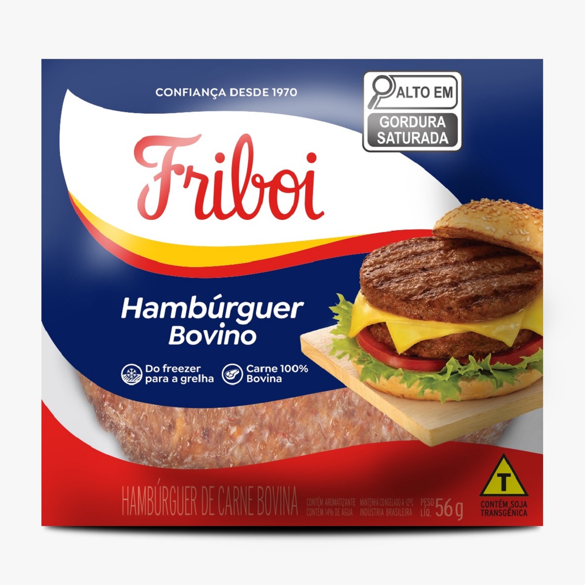 Hamburguer Friboi 56g