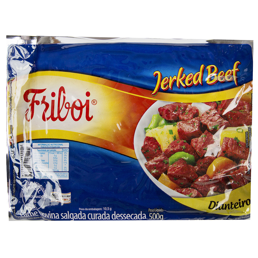 Charque Jerked Beef Dianteiro Friboi 500g