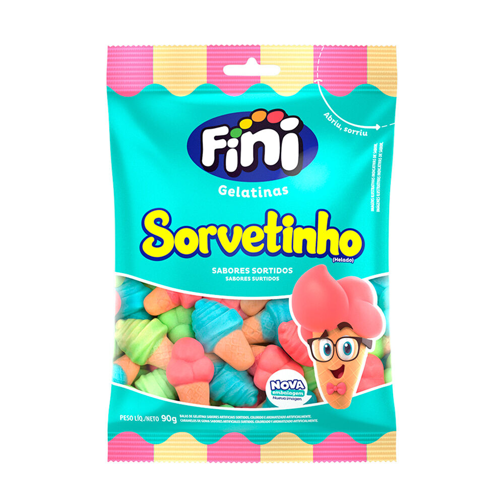 Bala Gelatina Fini 80g