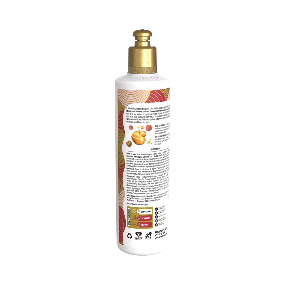 Ativador De Cachos Salon Line 300ml