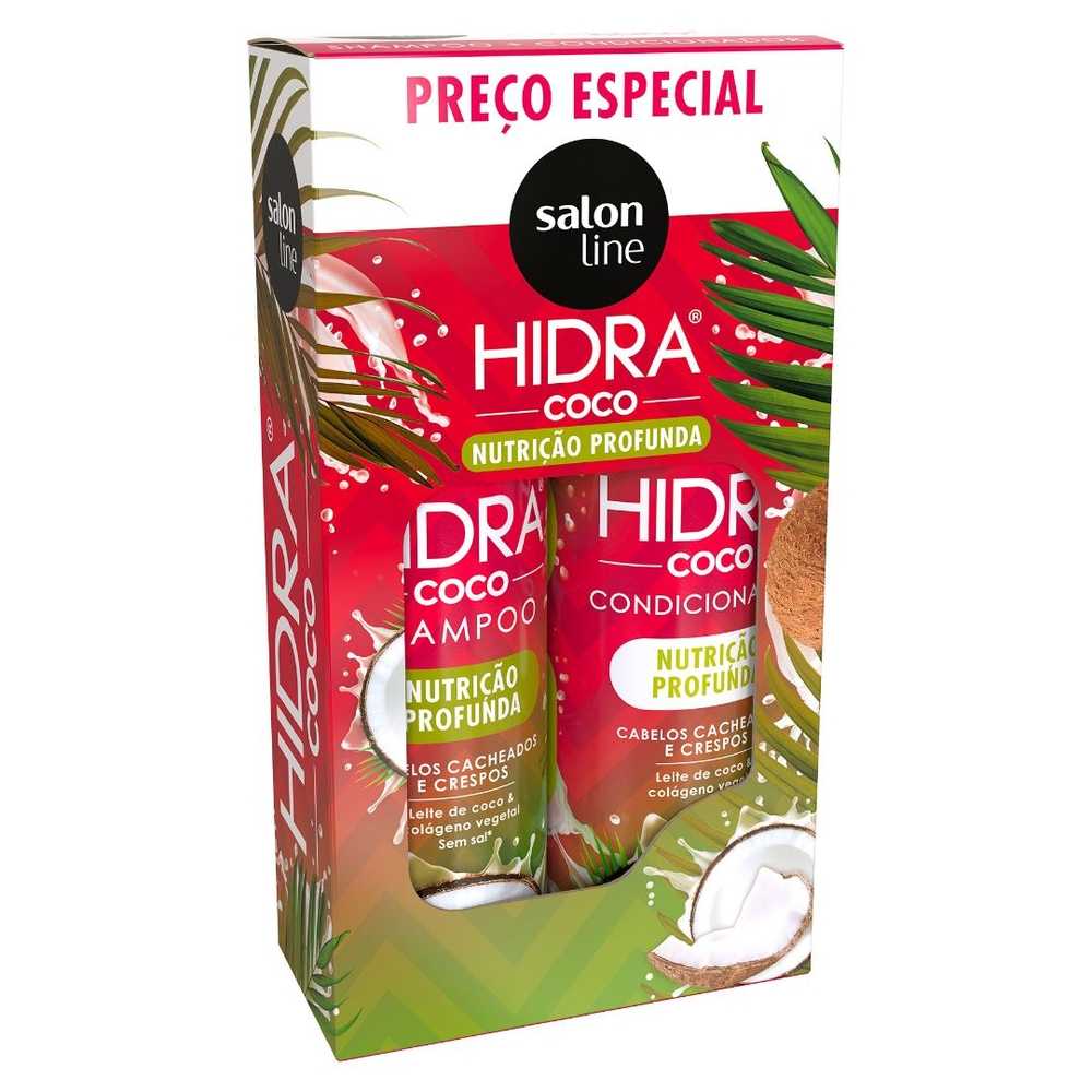 Kit Shampoo 300ml+cond Salon Line 300ml