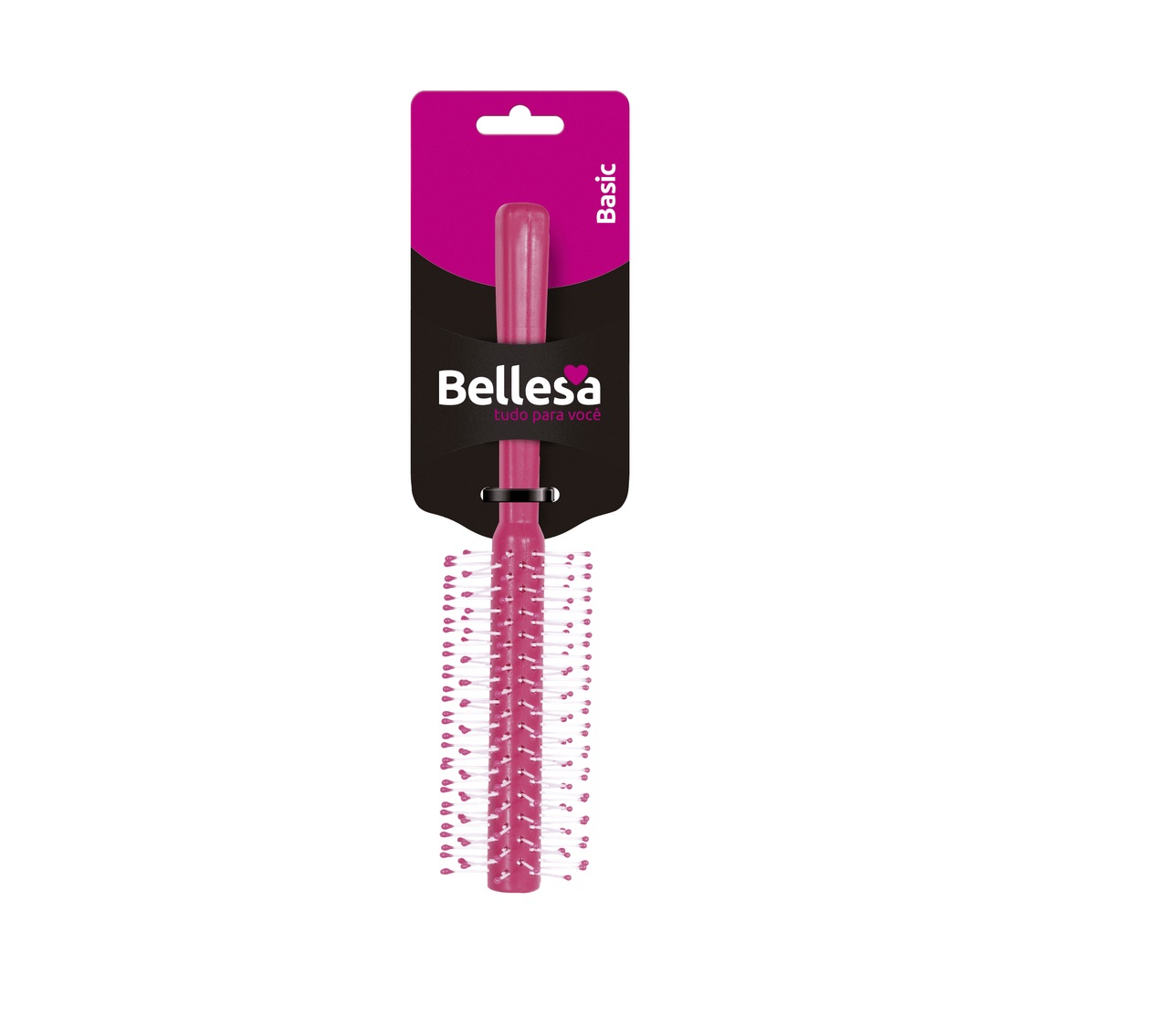 Escova Cabelo Bellesa Redonda Un