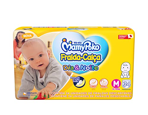 Fralda Descartavel Mamy Poko m 34un