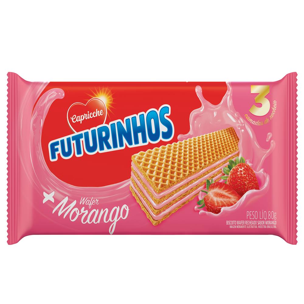 Biscoito Wafer Futurinhos 80g