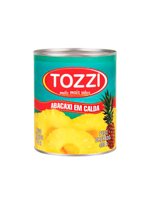Abacaxi Em Calda Tozzi Lt 400g