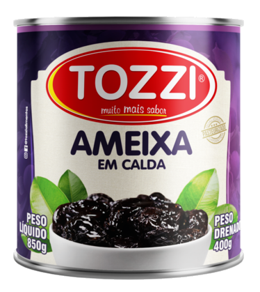 Ameixa Calda Tozzi Lt 400g