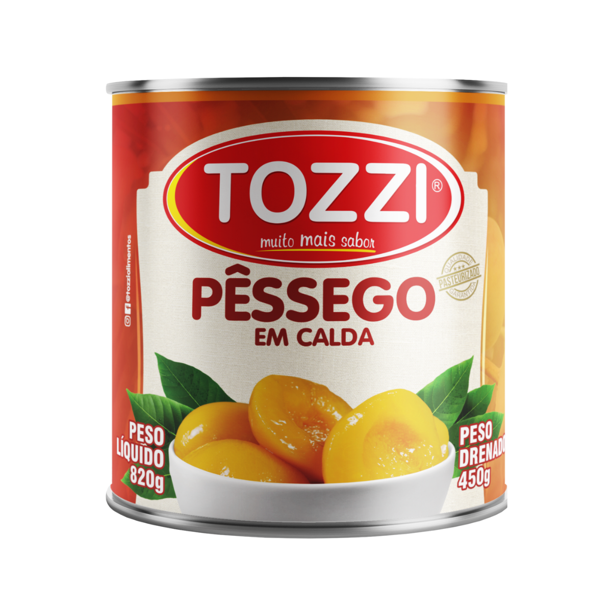 Pessego Calda Tozzi Lt 400g