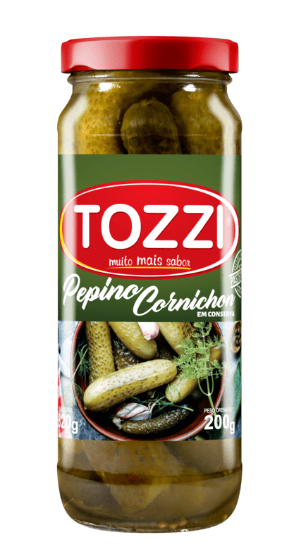 Pepino Em Conserva Tozzi 200g