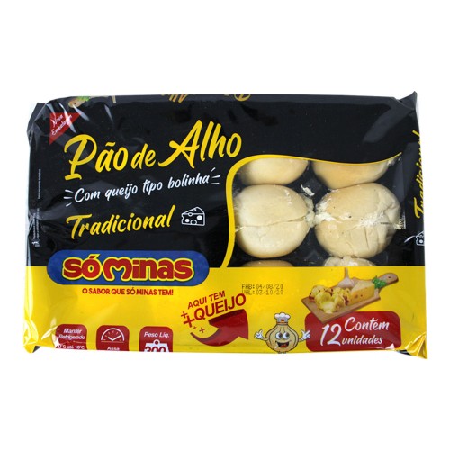 Pao De Alho Tipo Bolinha Sominas 300g