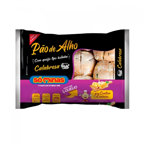Pao De Alho Tipo Bolinha Sominas 300g
