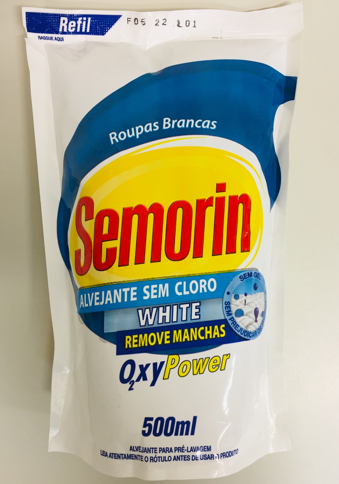 Alvejante S/Cloro Semorin 500ml