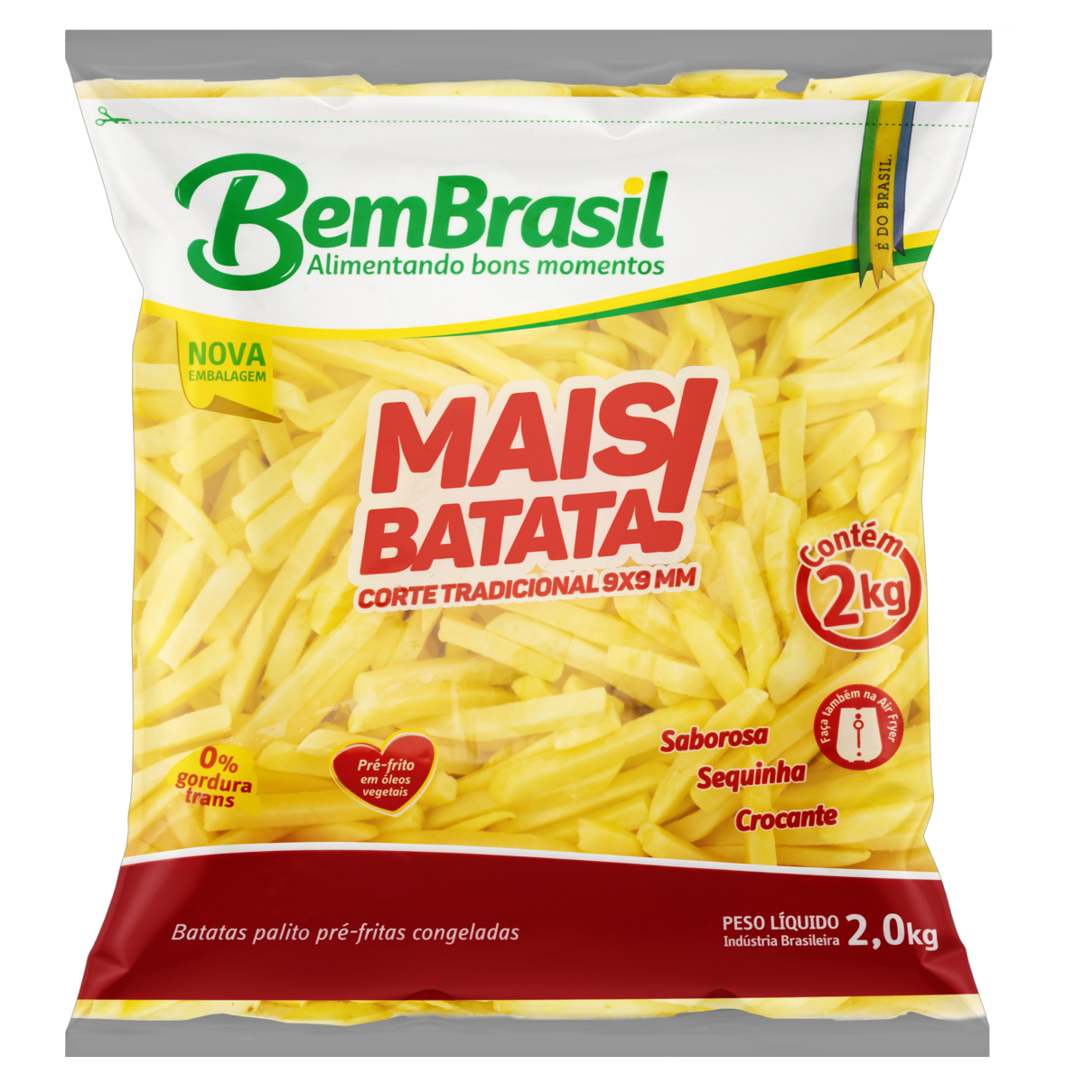 Batata Frita Mais Batata Bem Brasil 2kg