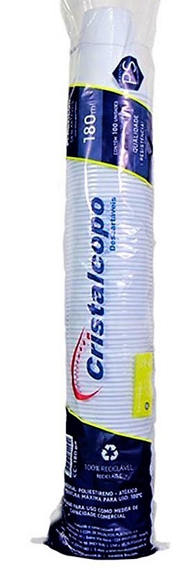 Copo Descartaveis Cristalcopo 180ml