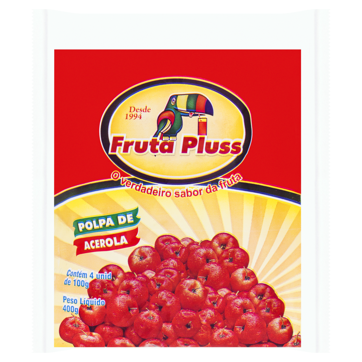 Polpa De Fruta Fruta Pluss 400g