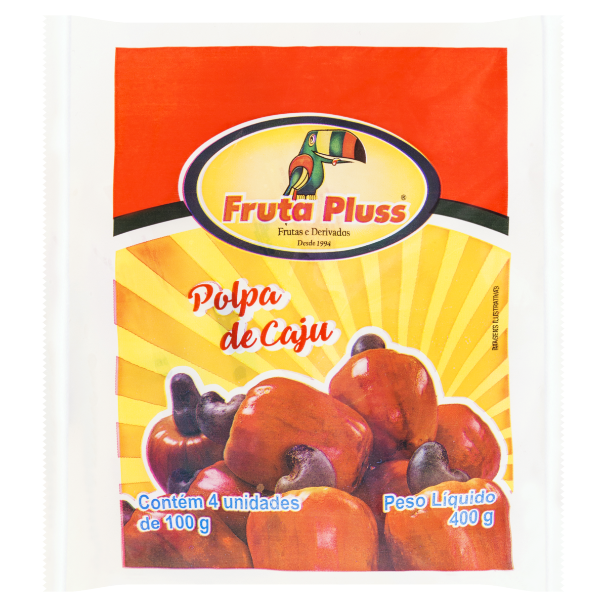 Polpa De Fruta Fruta Pluss 400g
