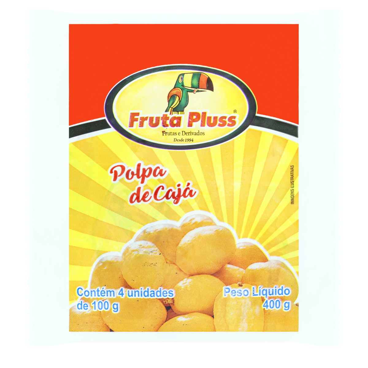 Polpa De Fruta Fruta Pluss 400g