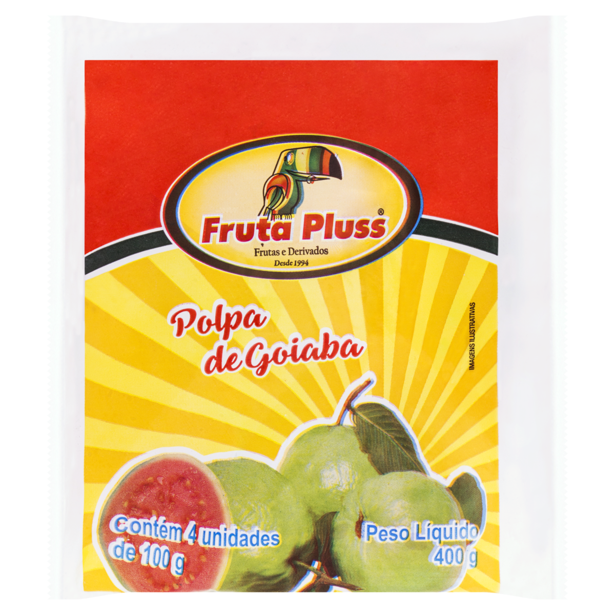 Polpa De Fruta Fruta Pluss 400g
