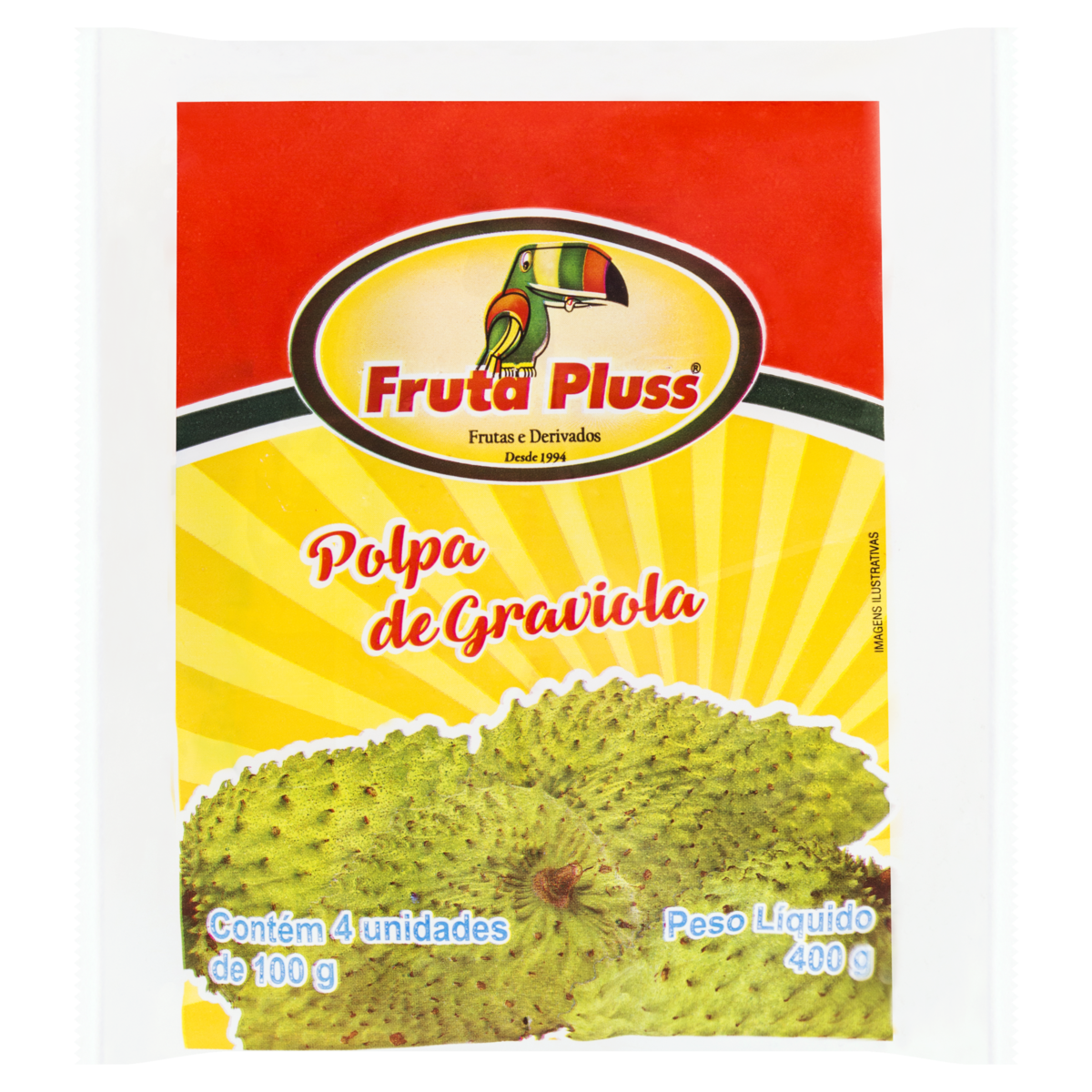 Polpa De Fruta Fruta Pluss 400g