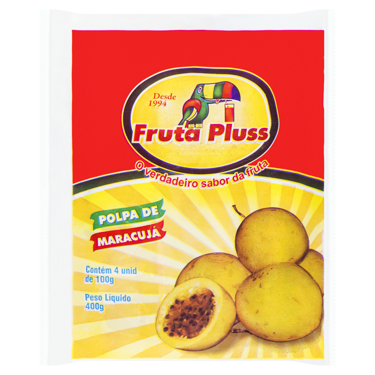 Polpa De Fruta Fruta Pluss 400g