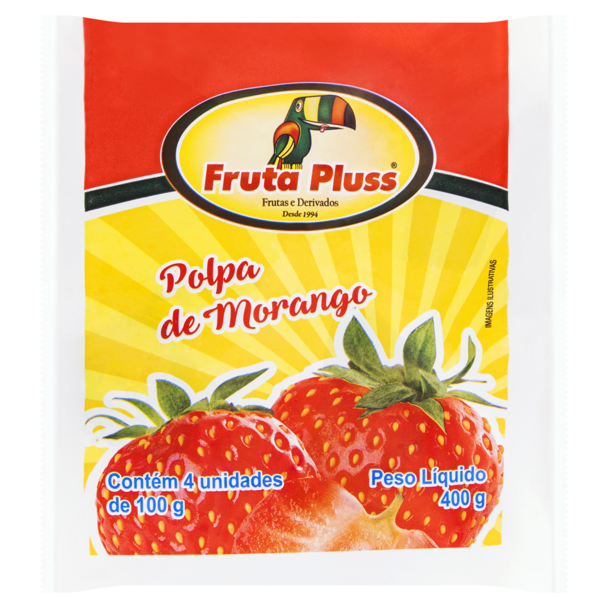 Polpa De Fruta Fruta Pluss 400g