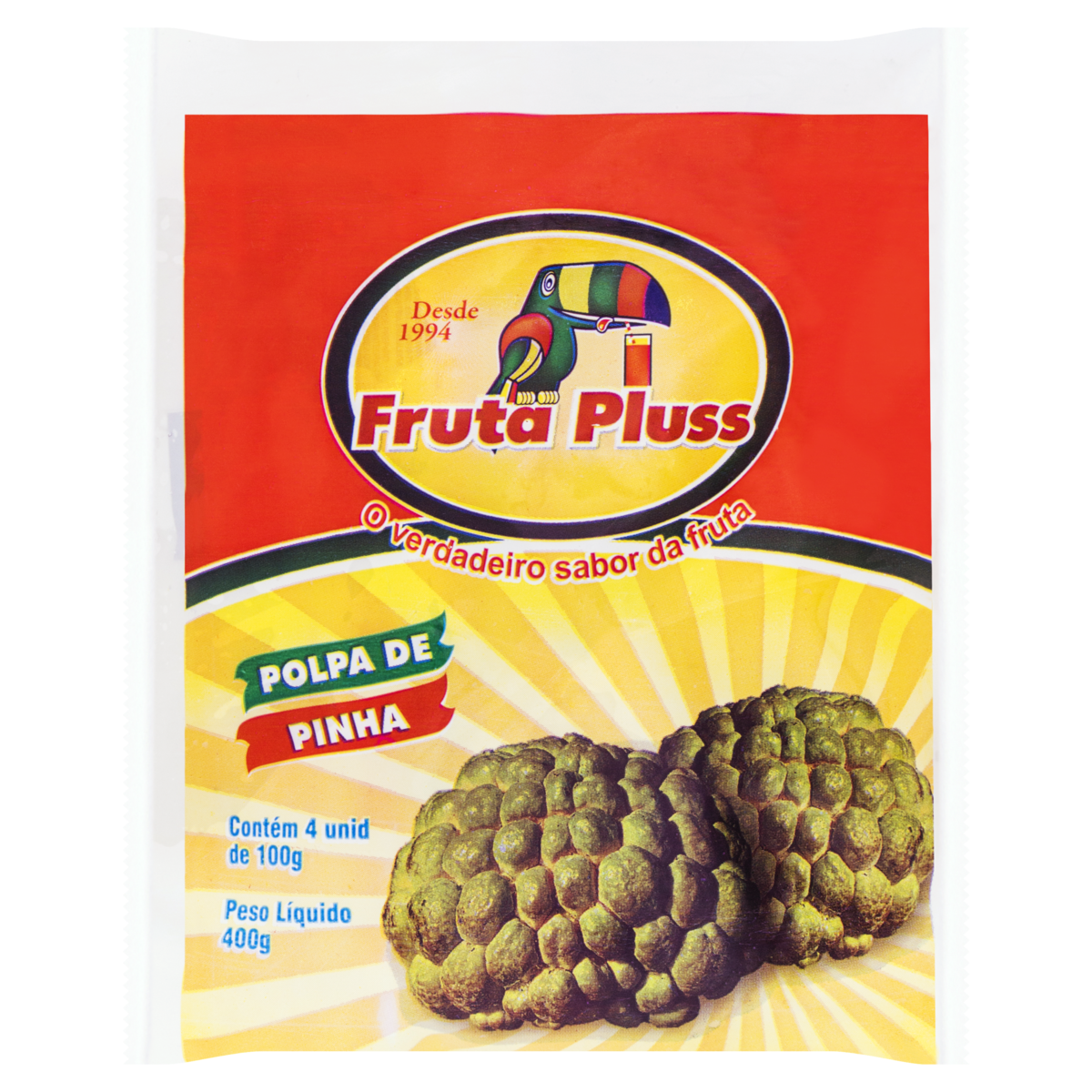 Polpa De Fruta Fruta Pluss 400g