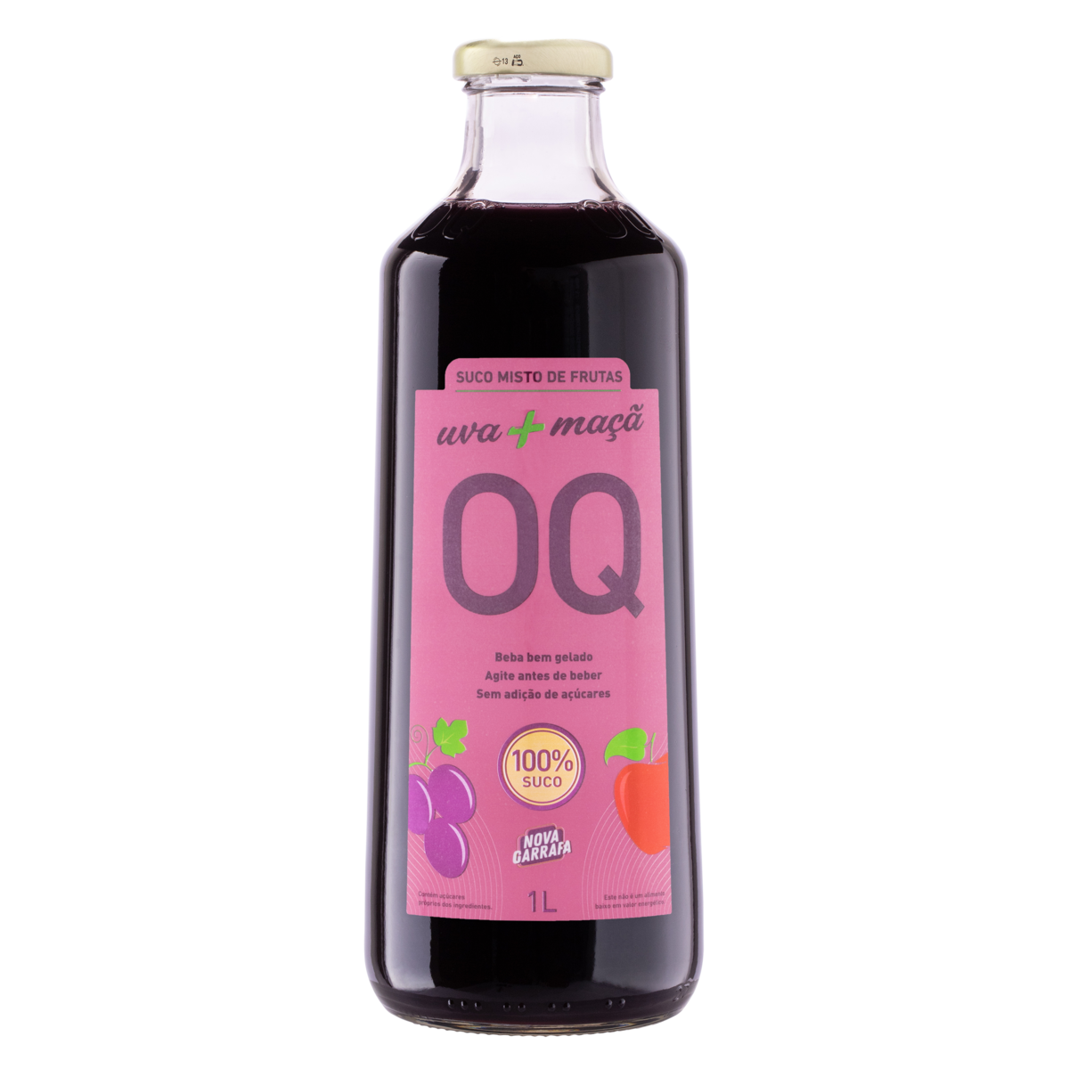 Suco De Uva e Maca 1l