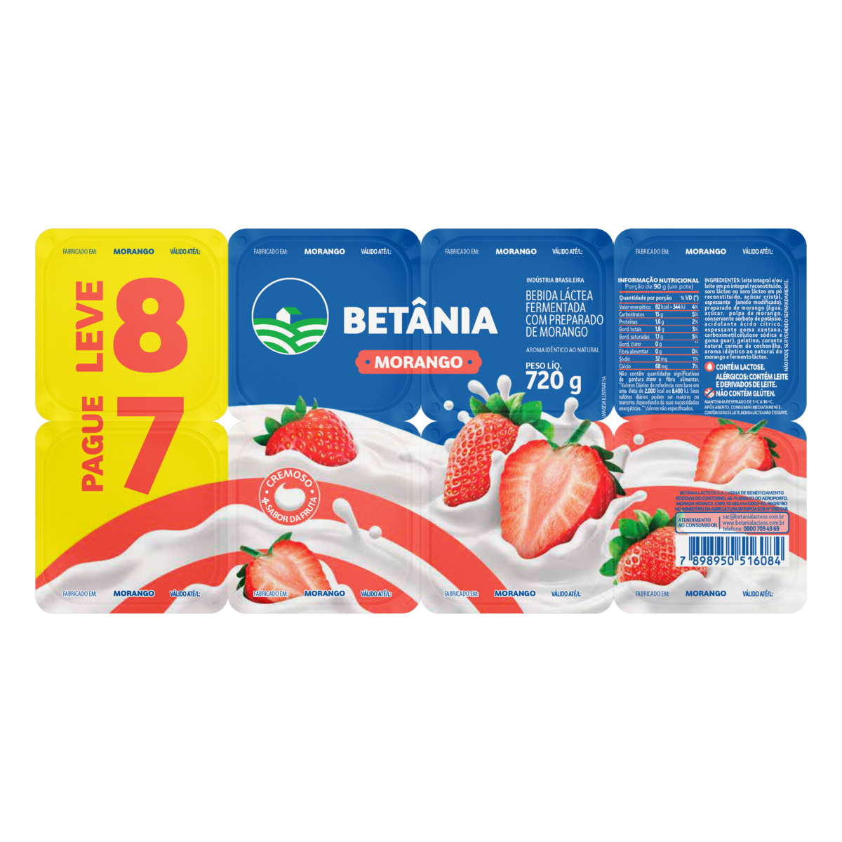 Bebida Lactea Fermentada Betania Bdj 680g