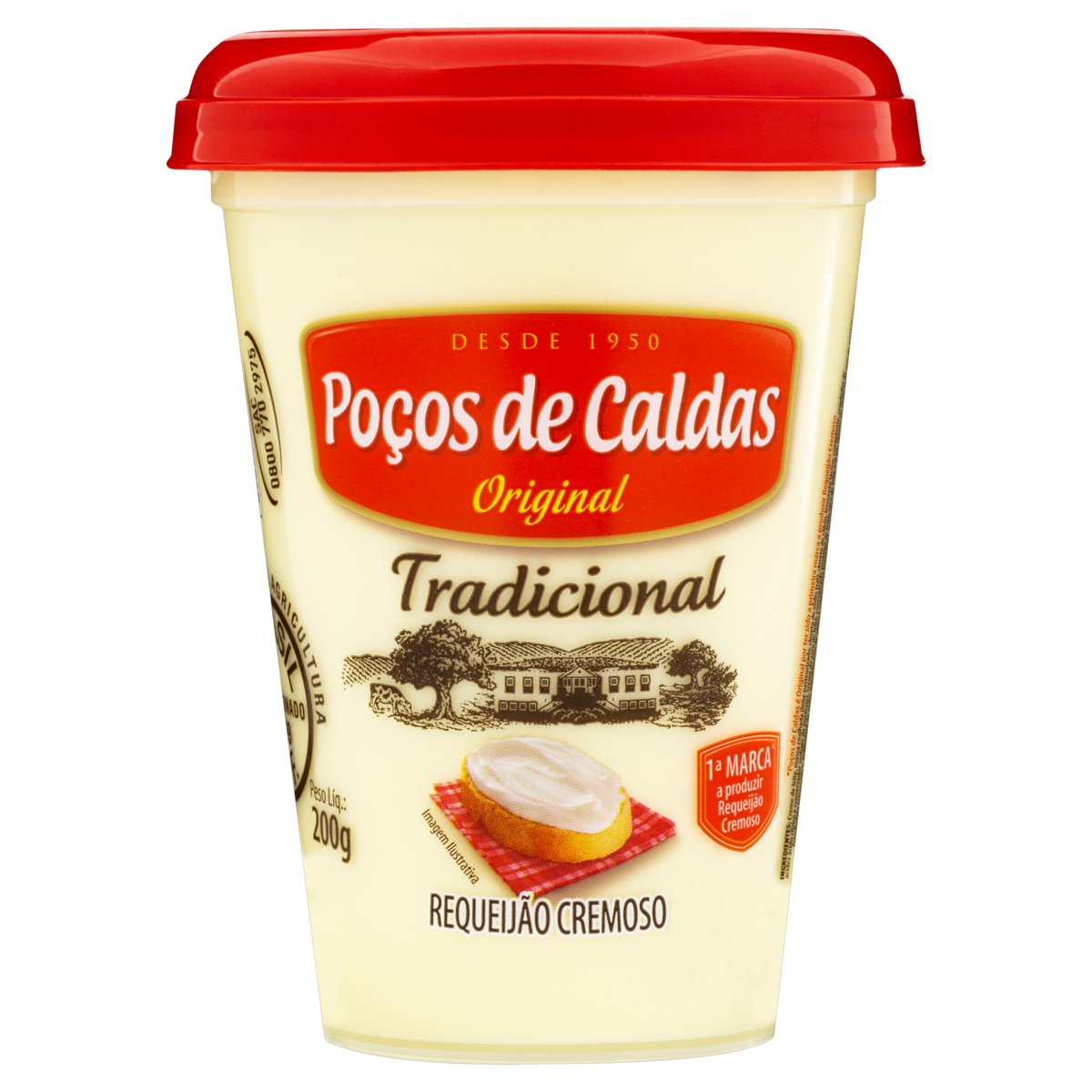 Requeijao Pocos De Caldas 200g